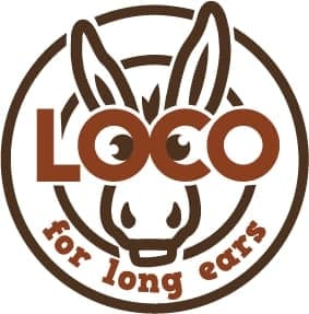 Loco for Long Ears logo — a burro face inside a circular badge